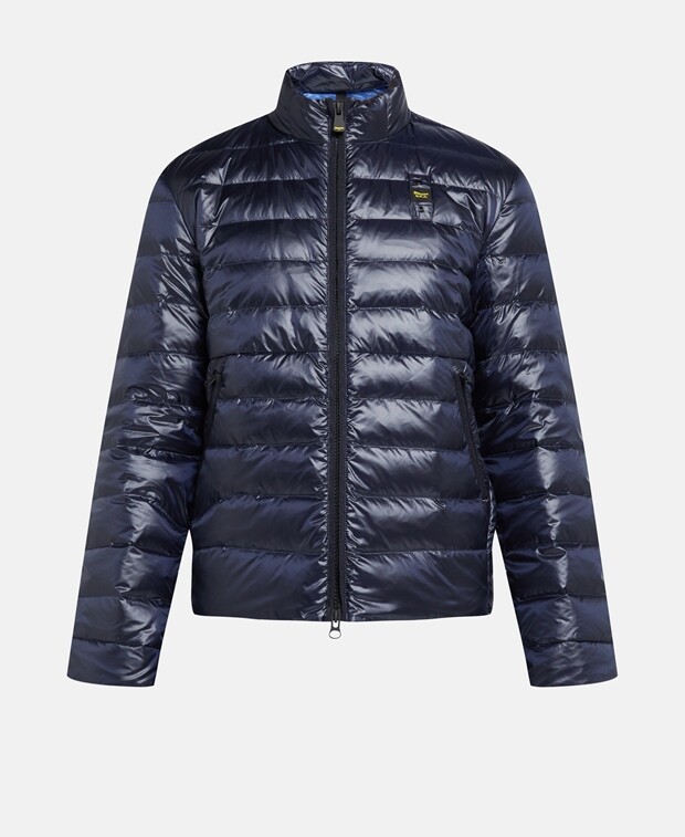 

Мягкое пуховое пальто Blauer USA, синий