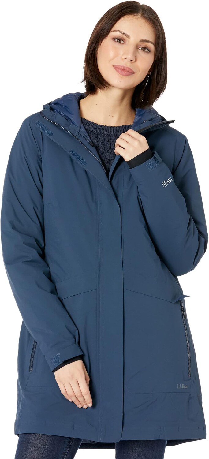 

Куртка Waterproof Primaloft Packaway 3/4 Coat L.L.Bean, цвет Nautical Navy