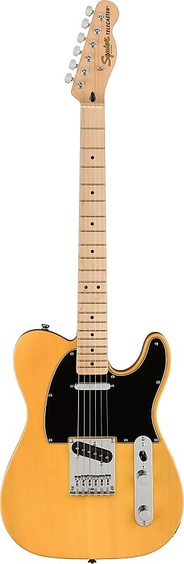 

Электрогитара Squier 0378203550 Affinity Series Telecaster, Maple Fingerboard, Black Pickguard, Butterscotch Blonde