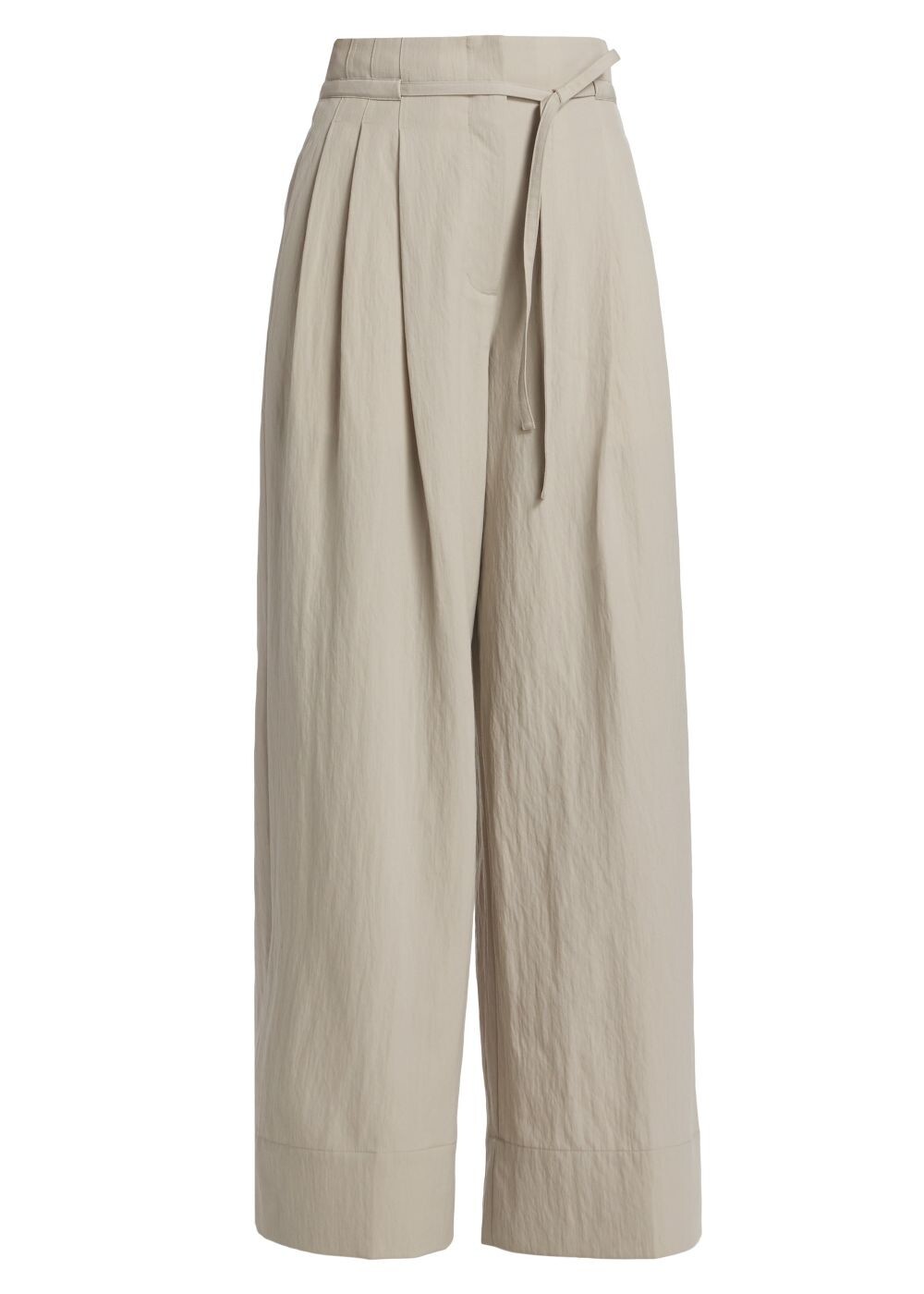 

Широкие брюки из смесовой шерсти с завязками на талии 3.1 Phillip Lim, Серый