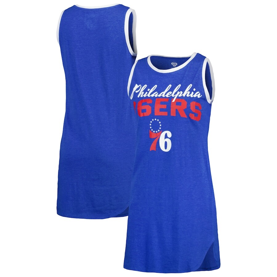 

Ночная рубашка Concepts Sport Philadelphia 76Ers, роял