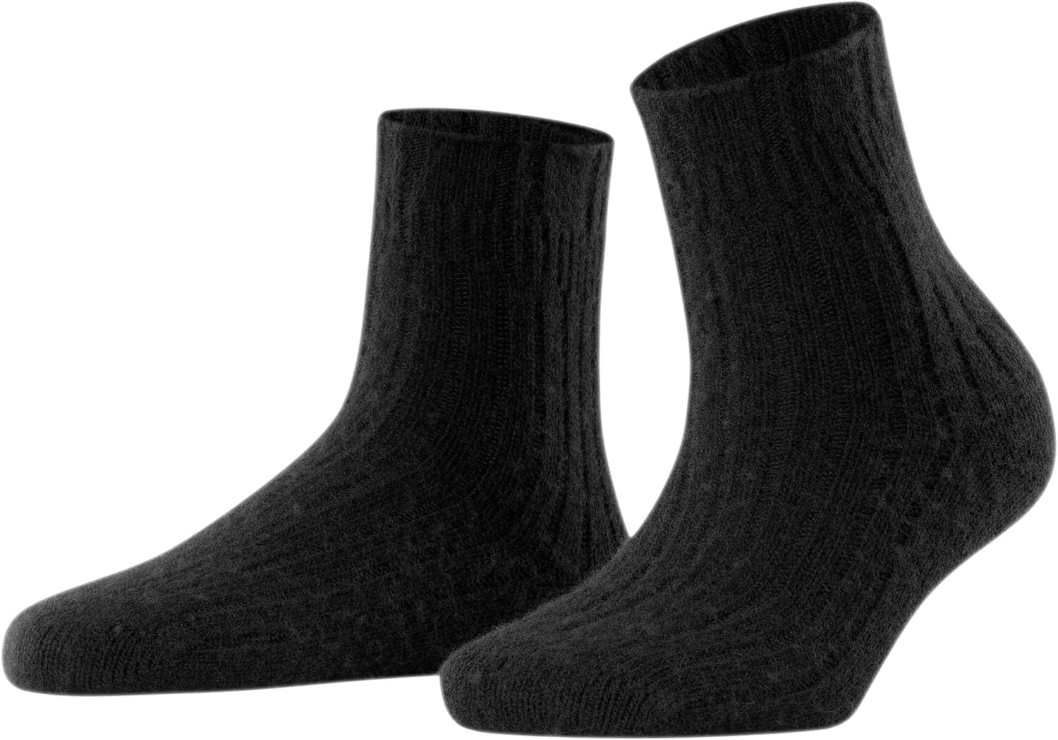 

Носки в рубчик из смеси кашемира Falke, черный