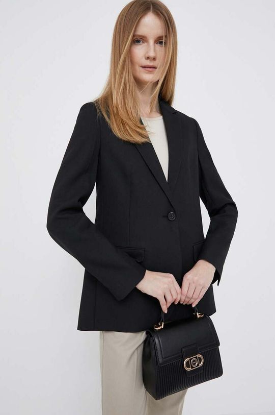 Куртка Calvin Klein, черный пиджак calvin klein размер 40 [eu] голубой