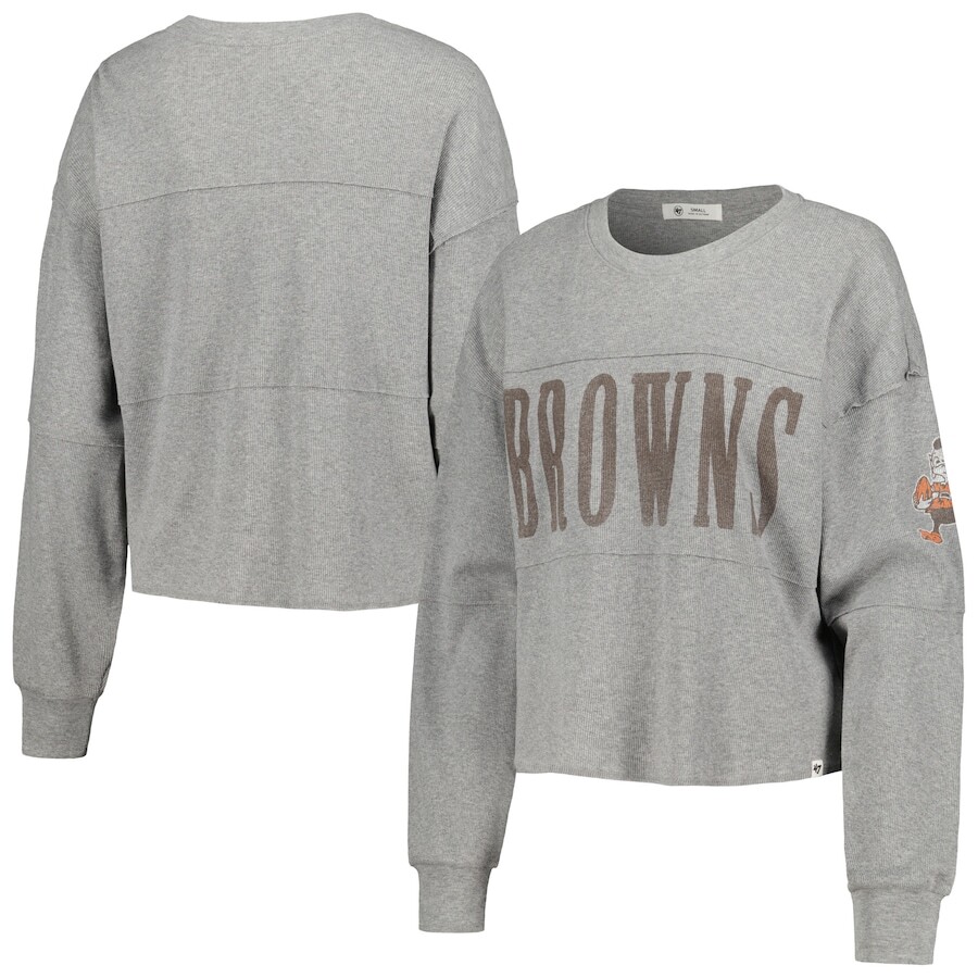 

Футболка с длинным рукавом 47 Cleveland Browns, серый