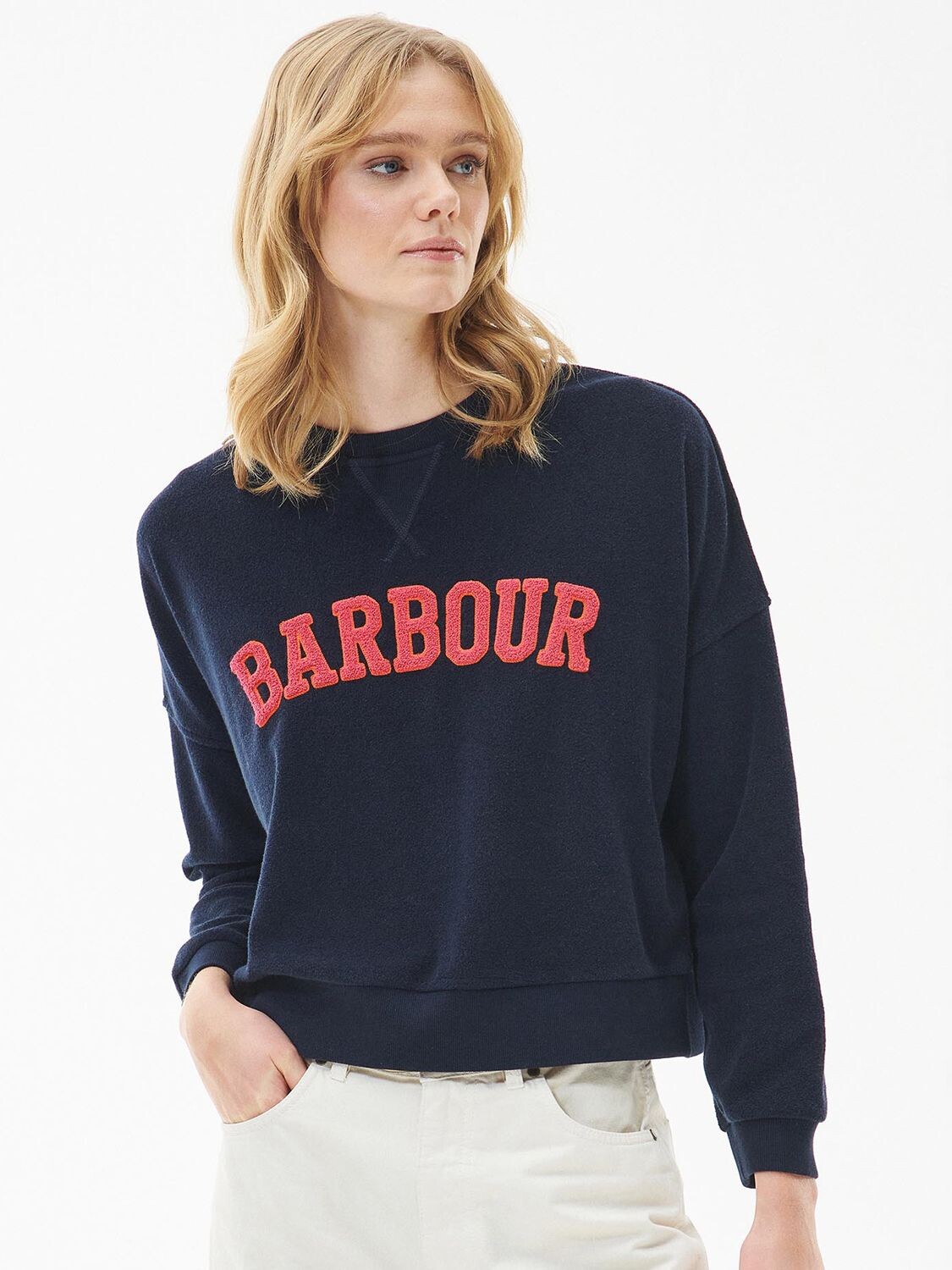 

Толстовка из смесового хлопка Barbour Bracken, темно-синяя, Синий