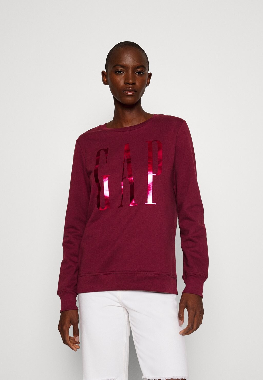 

Толстовка GAP Crew, темно-красный гранат, Красный;коричневый