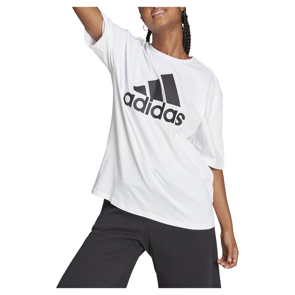 цена Футболка с коротким рукавом adidas Essentials Big Logo, белый