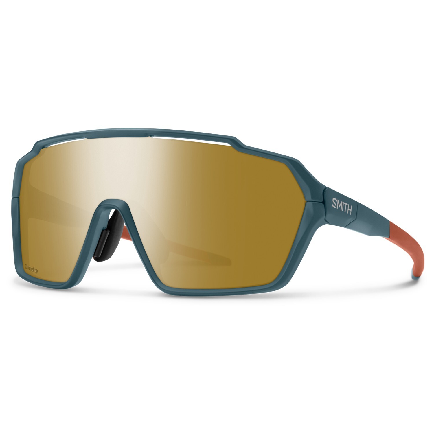 

Велосипедные очки Smith Shift MAG ChromaPop Mirror Cat 3 VLT 14%, цвет Matte Pacific/Sedona