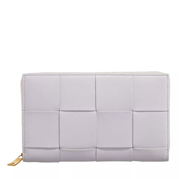 

Кошелек zip around wallet leather mirth Bottega Veneta, фиолетовый