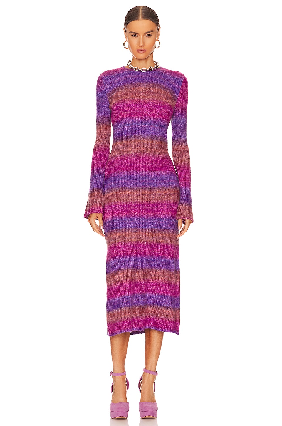 Платье Simon Miller Axon, цвет Distorted Stripe