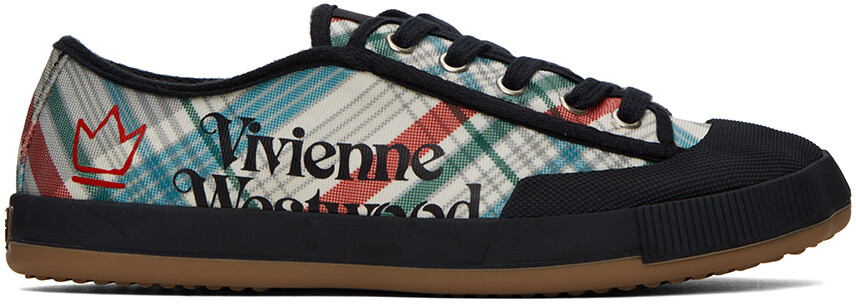 

Разноцветные кроссовки в клетку Madras Vivienne Westwood