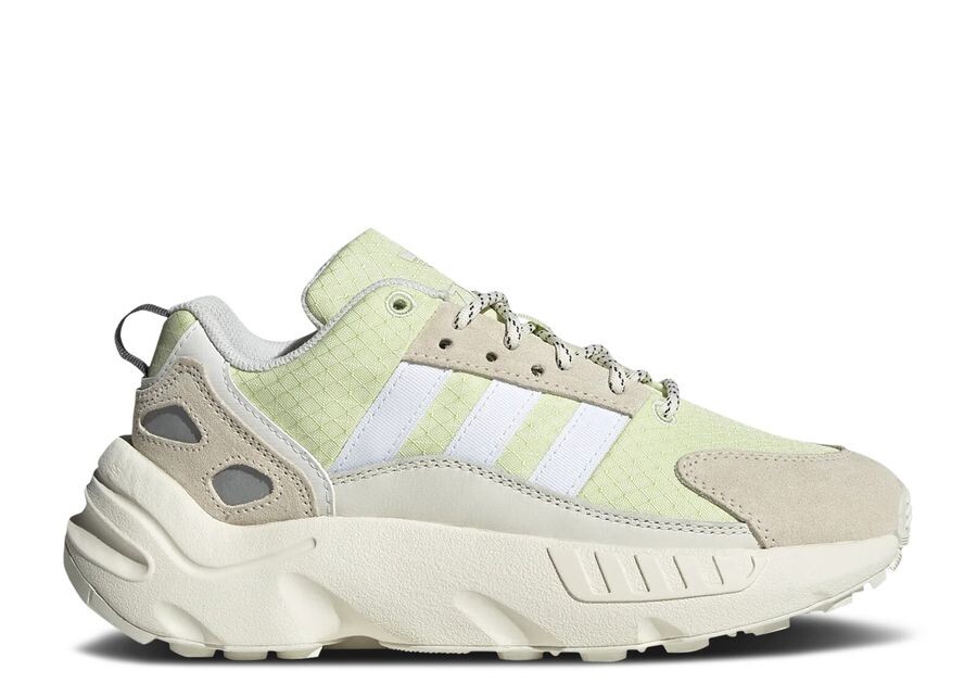 

Кроссовки adidas ZX 22 J, цвет White Almost Lime