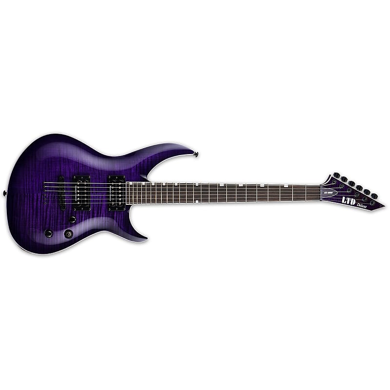 

Электрогитара ESP LTD H3-1000 See Thru Purple Sunburst STPSB Electric Guitar + Free Gig Bag H3 H31000 H-3-1000