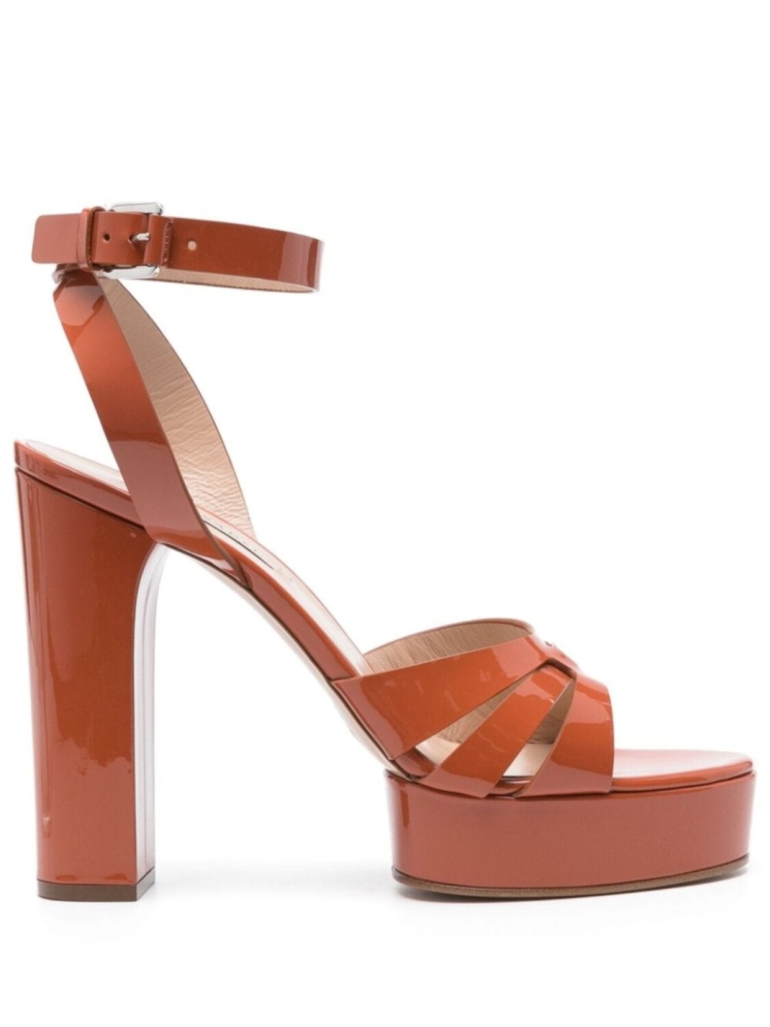 

Casadei босоножки Betty 120 на платформе, оранжевый