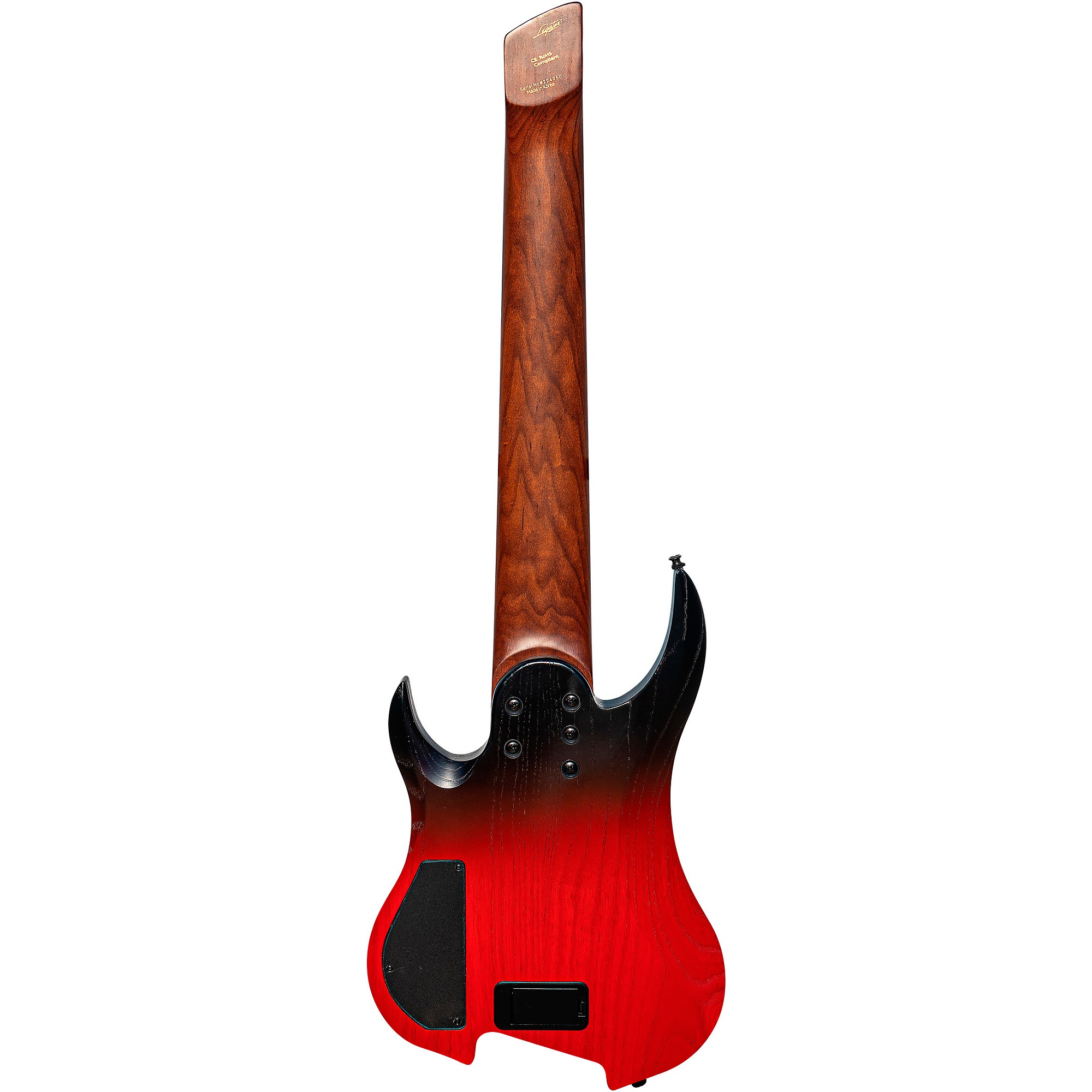 цена Legator Ghost 9-струнная электрогитара с несколькими мензурами Crimson
