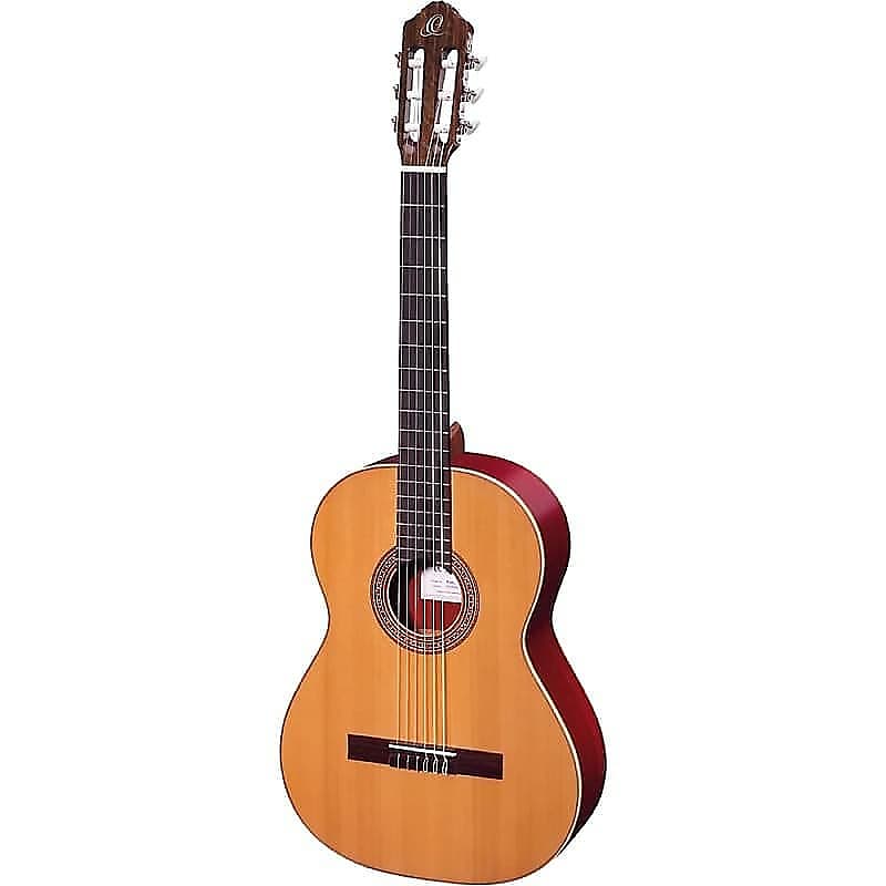 Акустическая гитара Ortega Guitars R200L Traditional Series Left-Handed Nylon String Acoustic Guitar w/ Gig Bag & Video