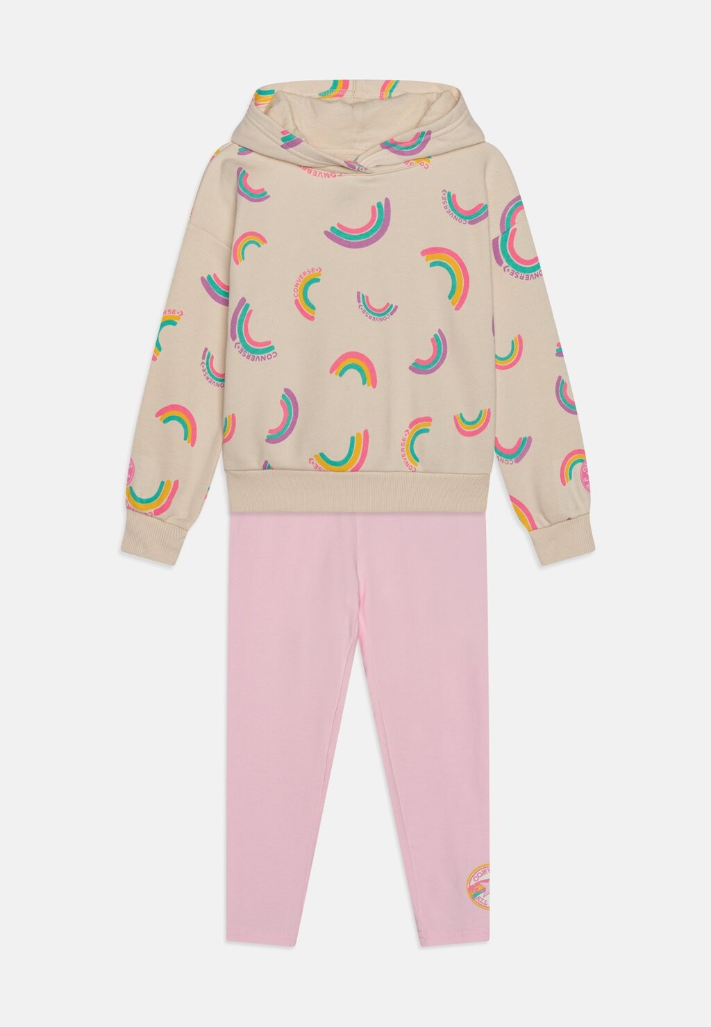 

Толстовка Printed Hoodie Set Converse, цвет pink foam