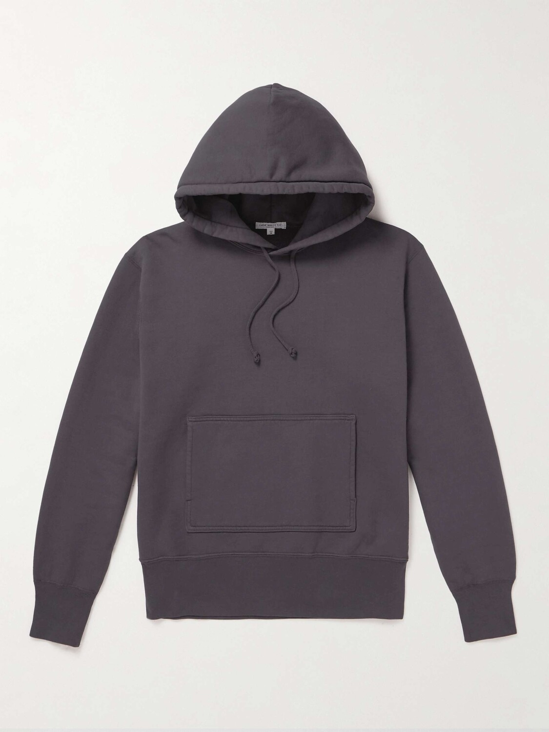 

Худи из хлопкового джерси Lady White Co, серый