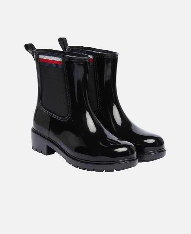 

Резиновые сапоги Челси Tommy Hilfiger, черный
