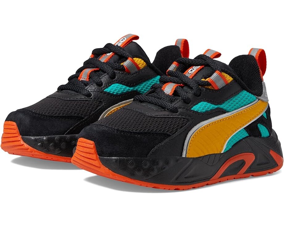 Кроссовки Puma RS-Track Pinball, цвет PUMA Black/Spectra Green/Victoria Blue/Golden Rod держатель для удилища daiwa rod stand tb25 green