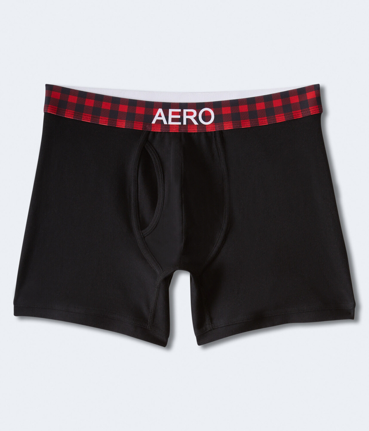 

Трикотажные боксеры с поясом в клетку Buffalo Aeropostale, черный
