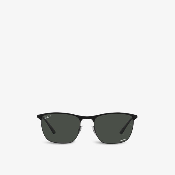 

Солнцезащитные очки RB3686 в стальной квадратной оправе Ray-Ban, черный