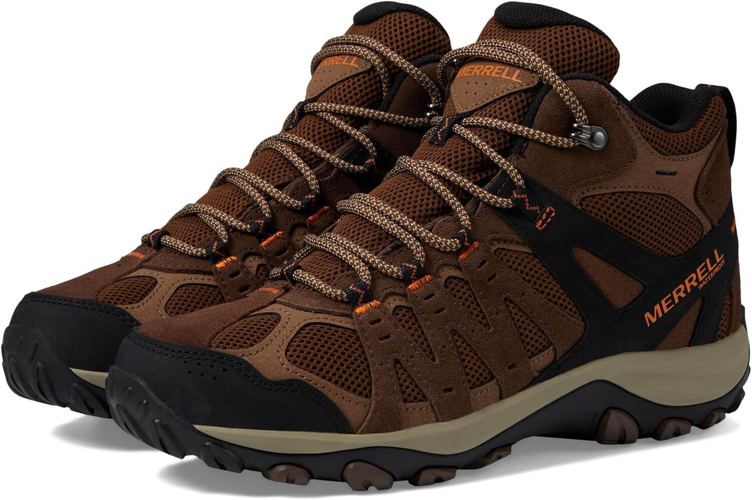 

Походная обувь Accentor 3 Mid Wp Merrell, цвет Earth