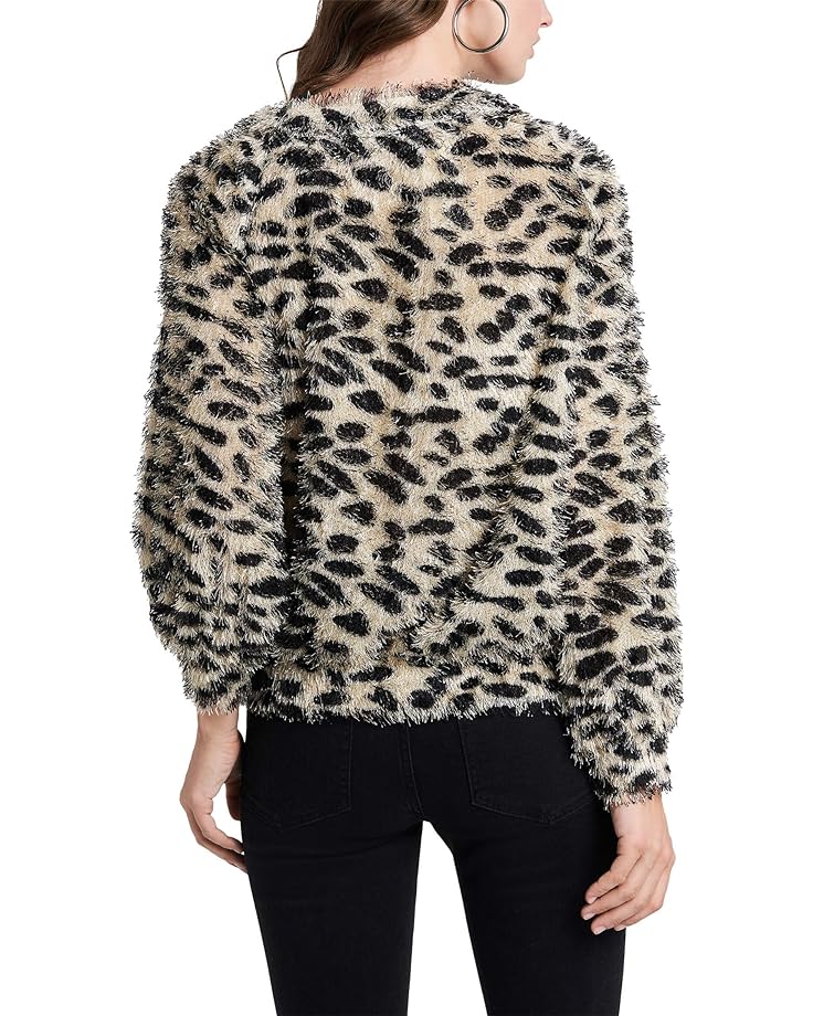 цена Свитер 1.STATE One Shoulder Leopard Pullover, цвет True Camel