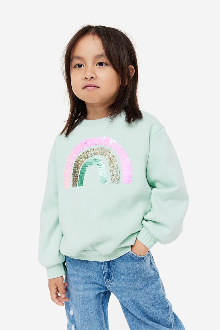 

Толстовка с мотивом H&M, зеленый