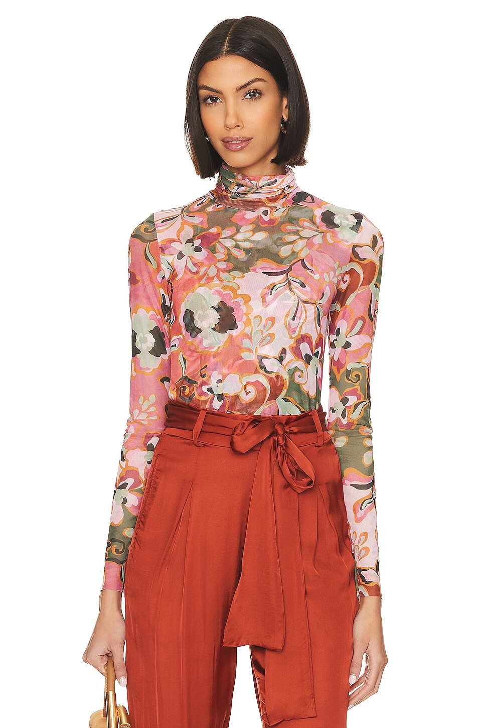 

Топ MISA Los Angeles Nadja, цвет Resort Batik Mesh