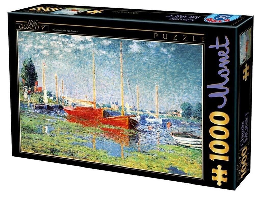 

D-Toys, пазл, Клод Моне, Лодочки в Аржантюе, 1000 шт.
