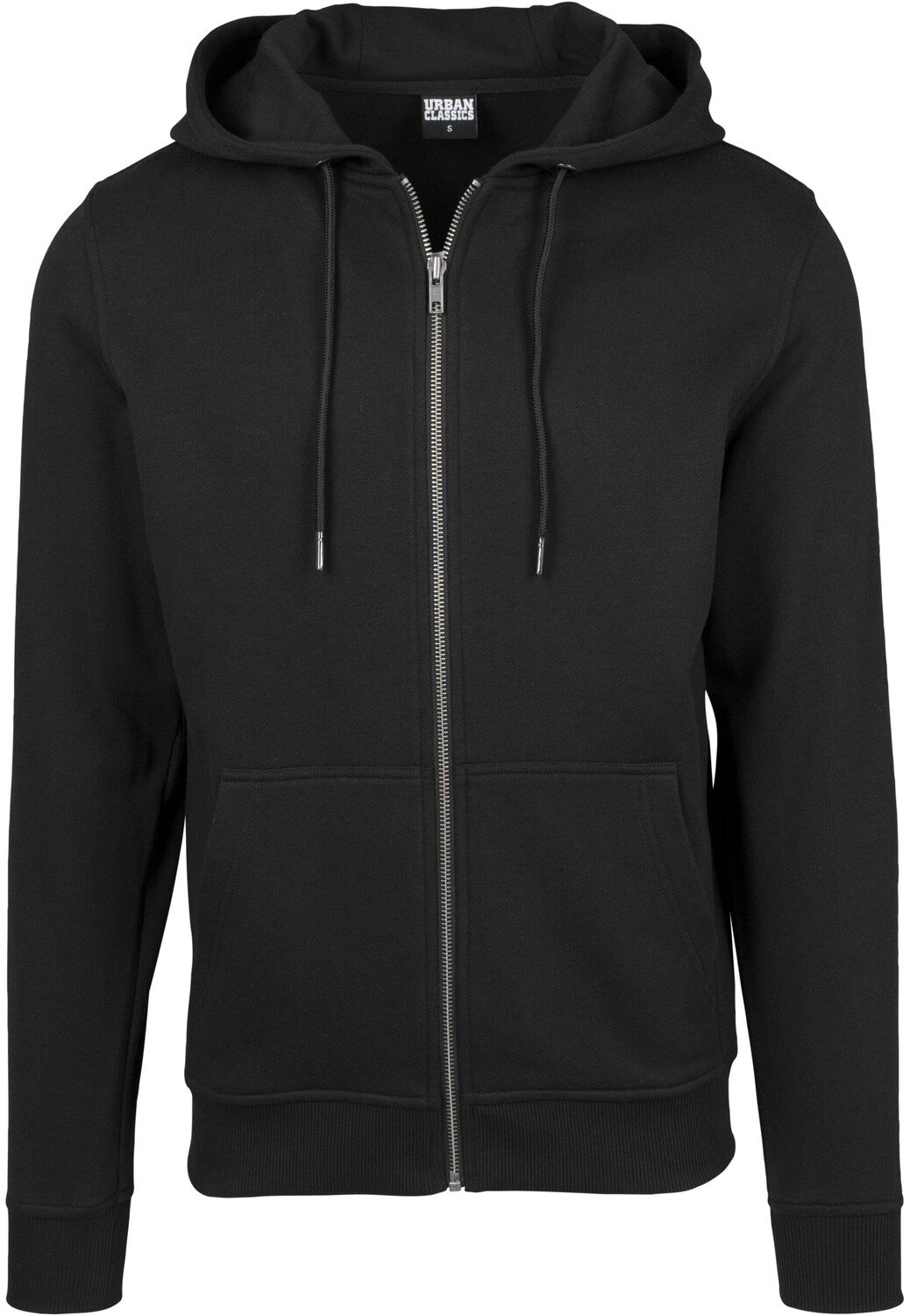 

Толстовка Urban Classics Zip Kapuzenpullover, черный