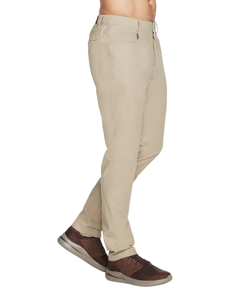

Брюки SKECHERS The Go Walk Premium Five-Pocket Pants, цвет Natural/Brown