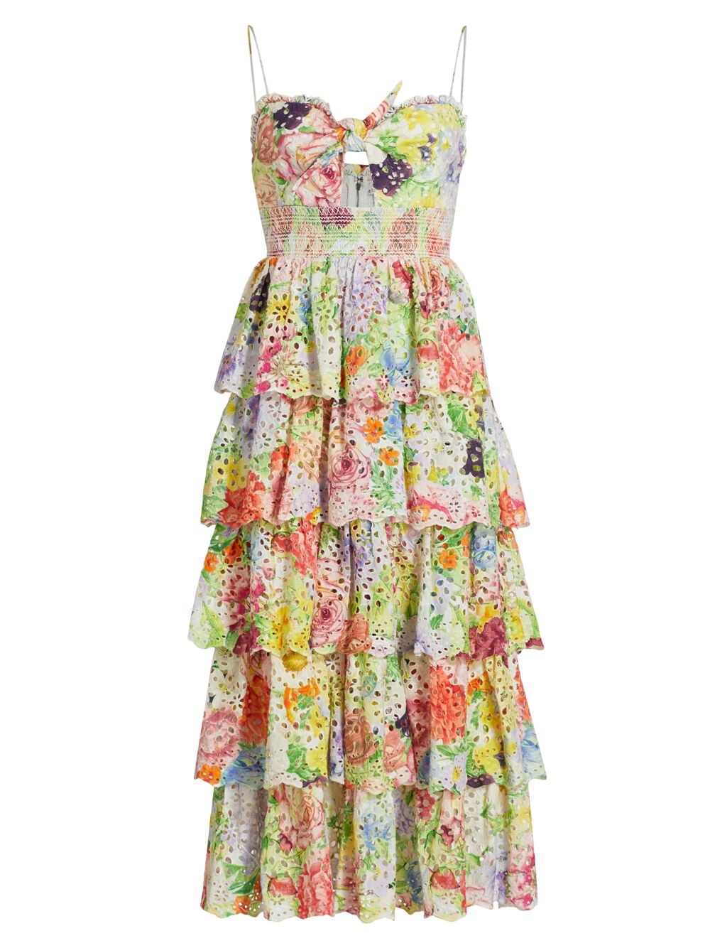 

Платье миди с цветочным принтом Fina Alice + Olivia