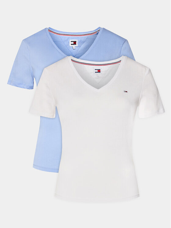 

Комплект из 2 футболок стандартного кроя Tommy Jeans, мультиколор