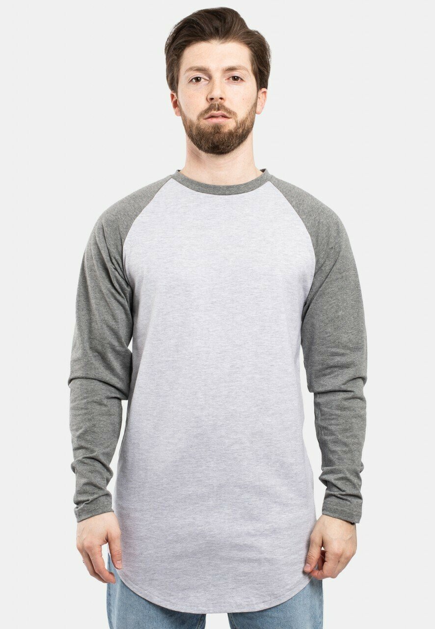 Рубашка с длинным рукавом BASEBALL Blackskies, цвет ash grey silver grey