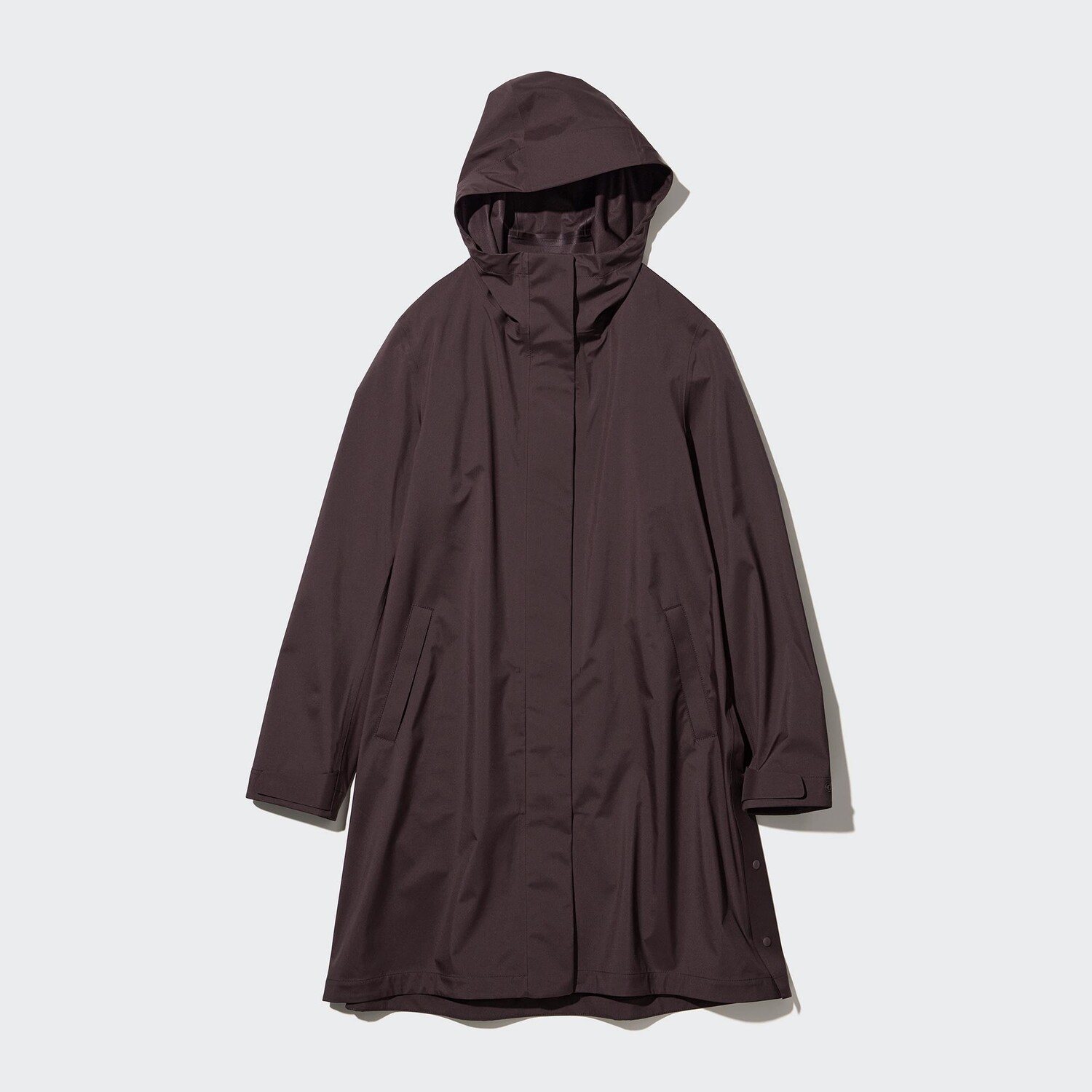 

Пальто UNIQLO блоктех ветростойкое, темно-коричневый