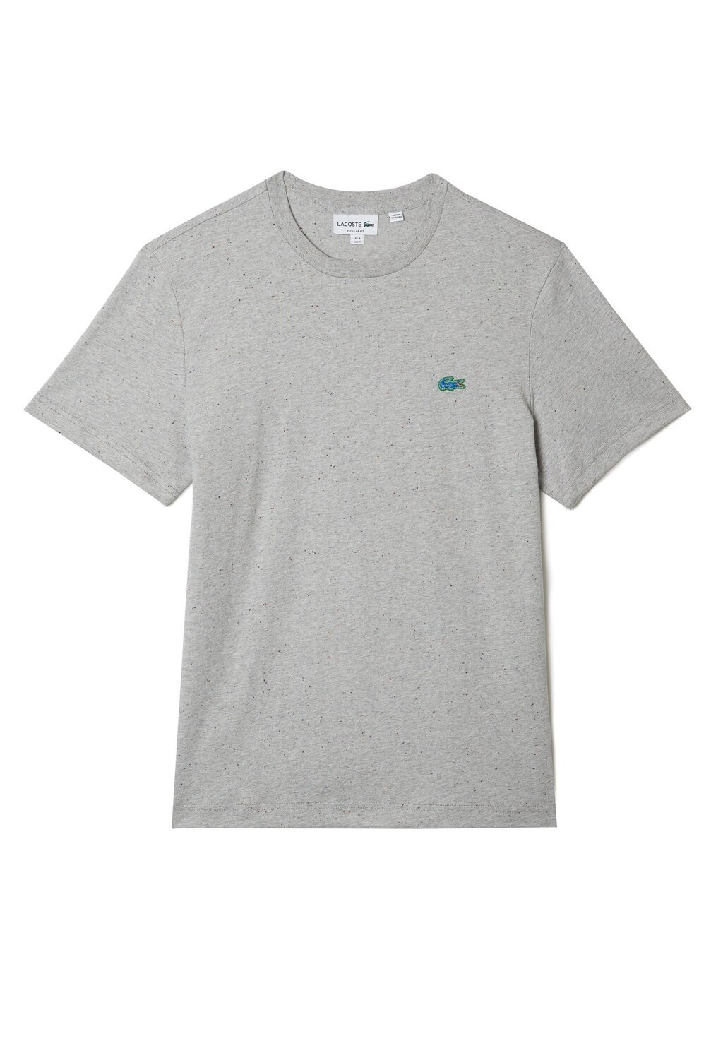 

Футболка с принтом Lacoste, серый меланж