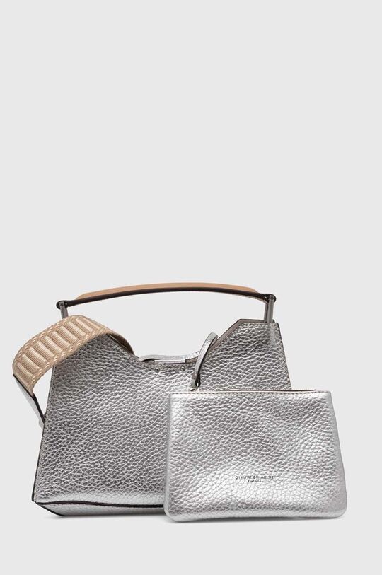 

Кожаная сумочка Gianni Chiarini, серебро