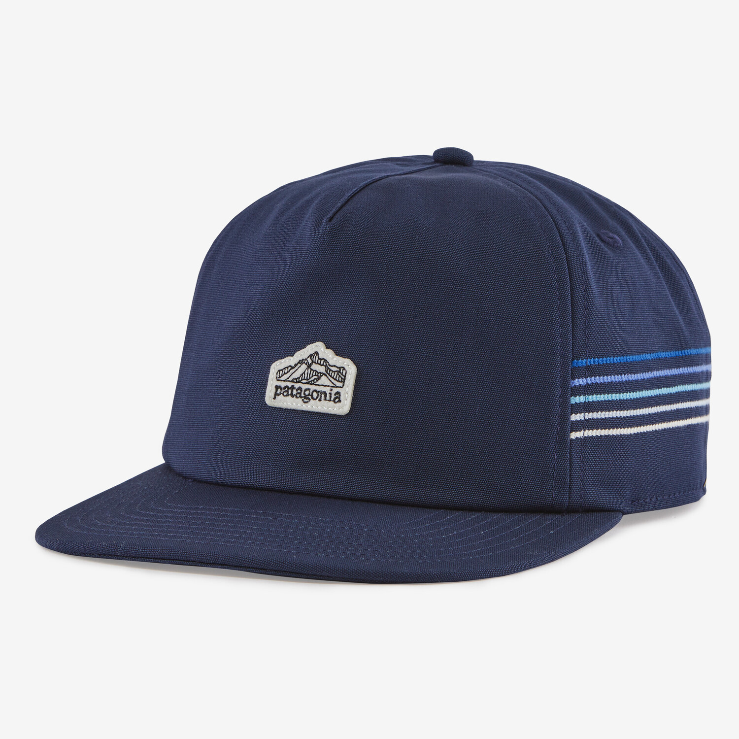 

Кепка Funfarer с логотипом Line Ridge Stripe Patagonia, новый темно-синий
