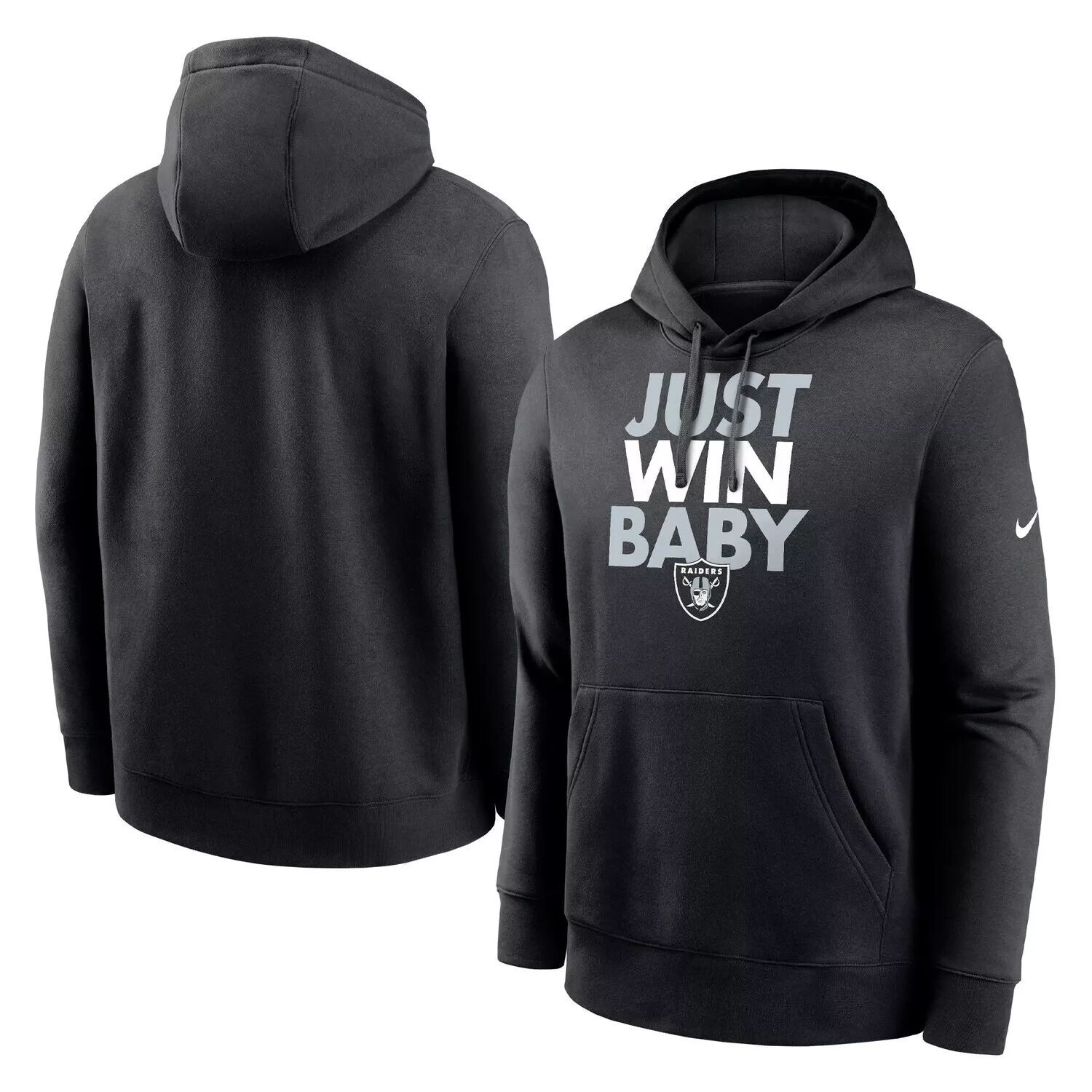 

Мужской черный пуловер с капюшоном Nike Las Vegas Raiders Local