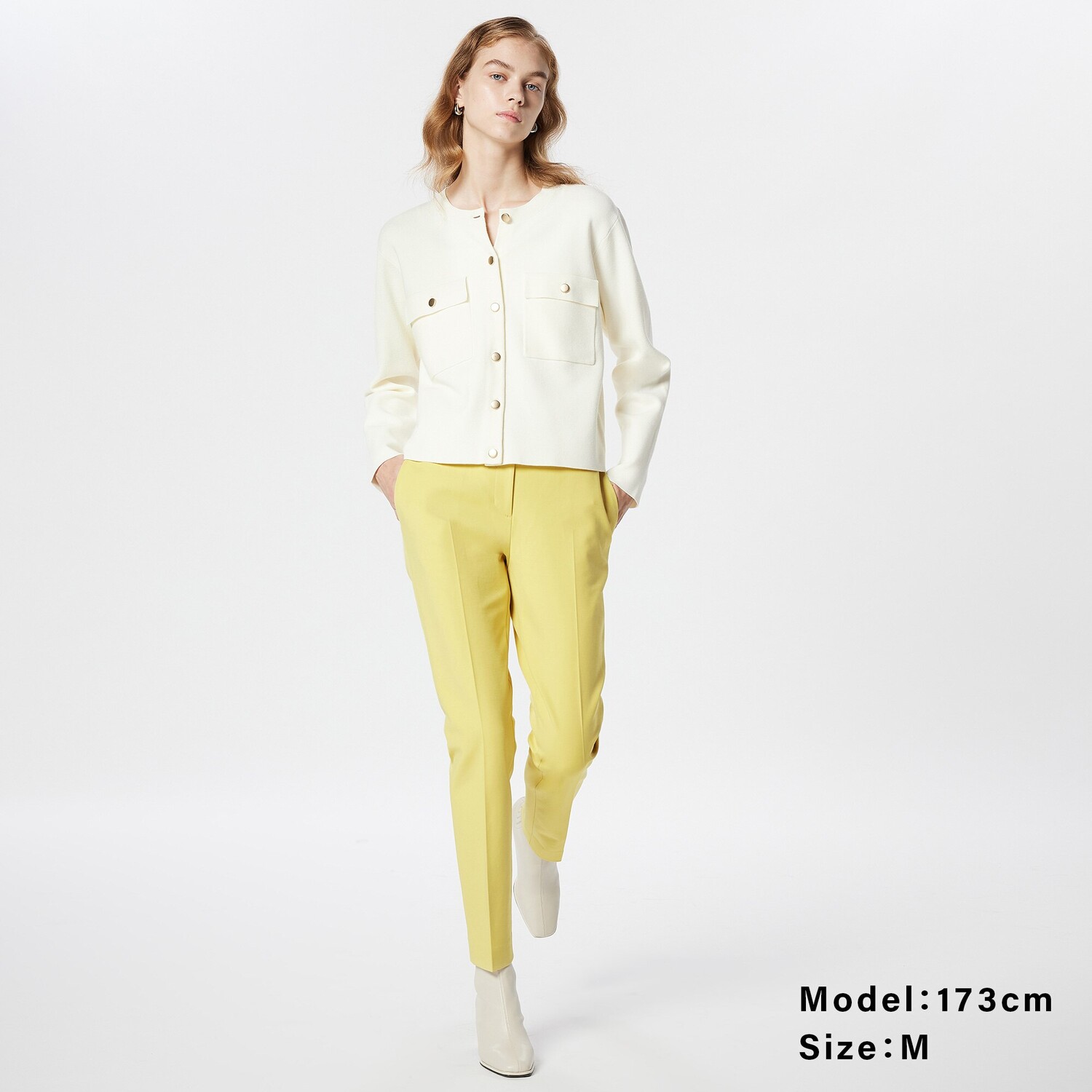 

Брюки-клеш PLUS STYLE PLST, желтый