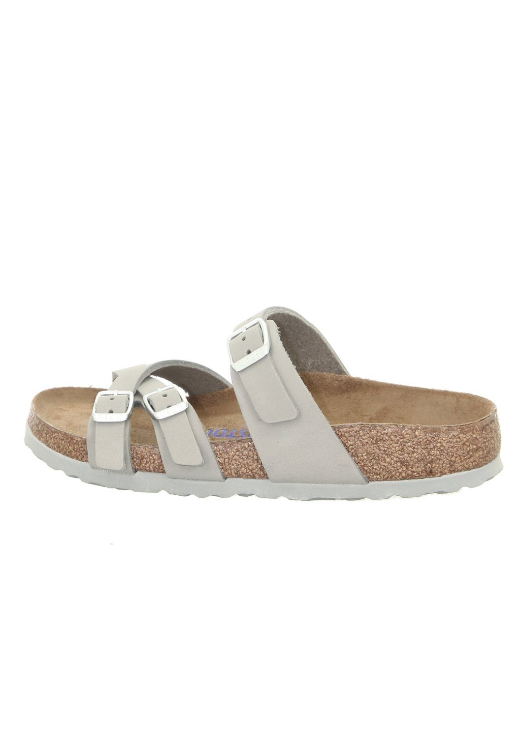 

Мюли на плоской подошве Birkenstock, цвет dove gray