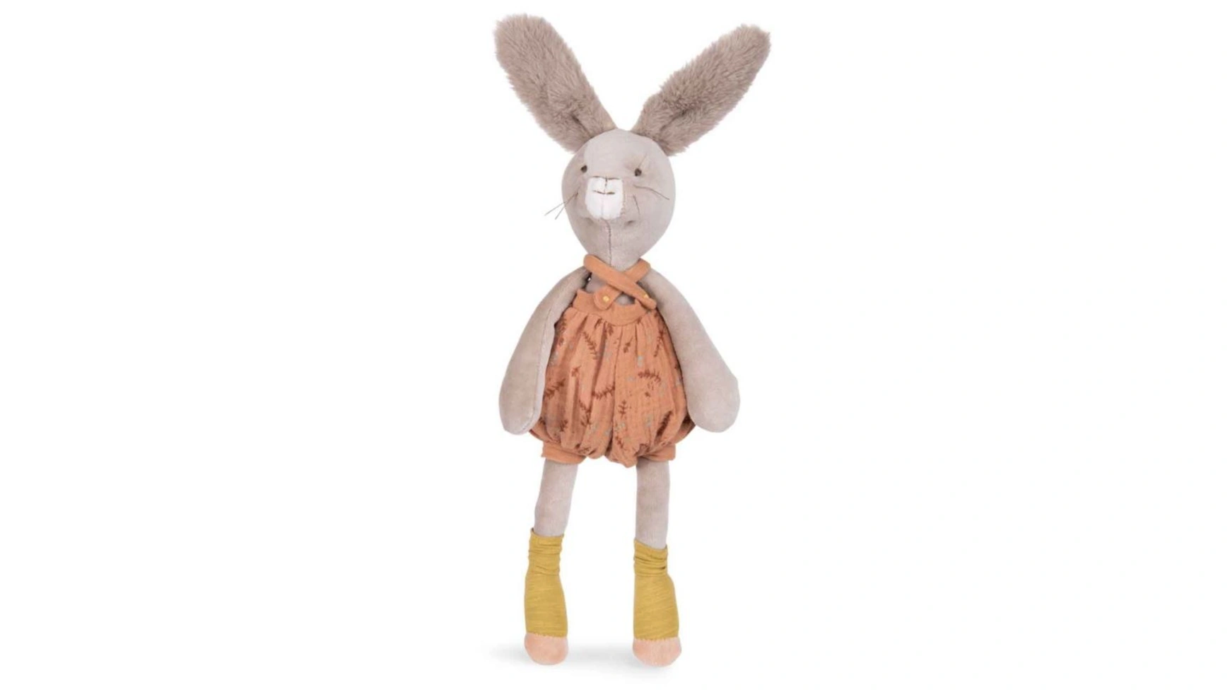 цена Мягкая игрушка кролик красный Fantasy4Kids Trois Lapins от Moulin Roty