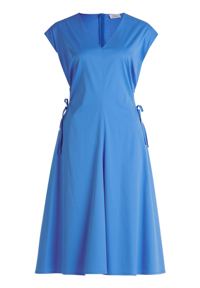 Летнее платье с вырезами Vera Mont, синий летнее платье с вырезами vera mont синий