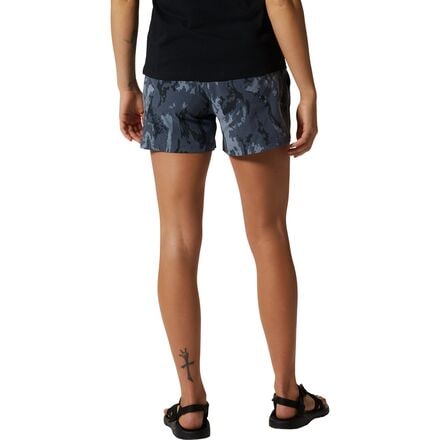 Шорты Dynama 6 дюймов женские Mountain Hardwear, цвет Blue Slate Crag Camo Print