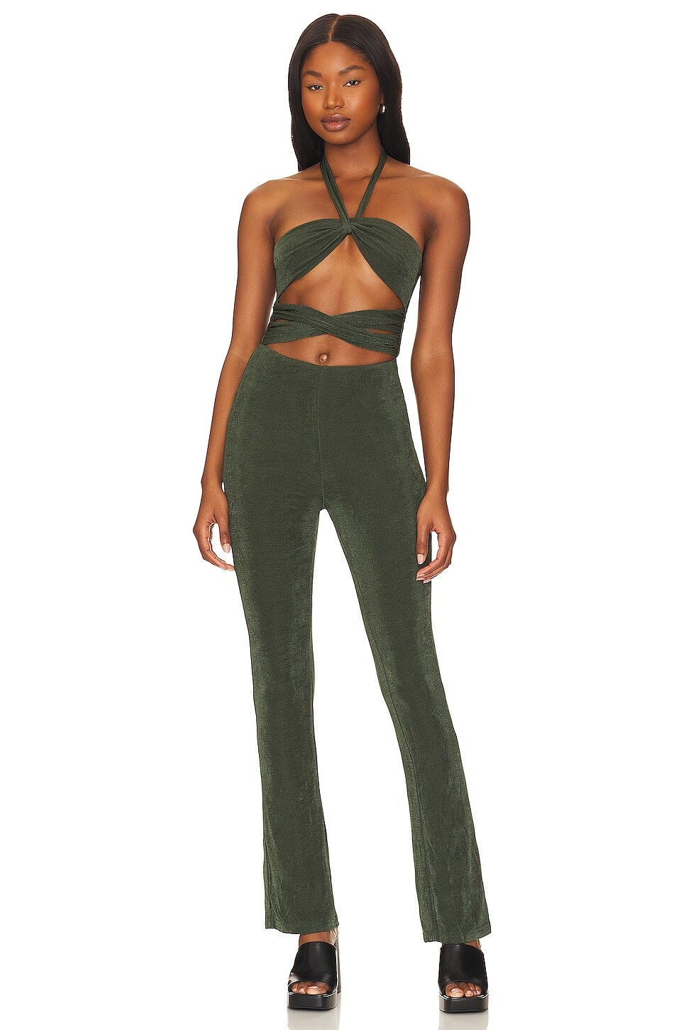 

Комбинезон superdown Camillie Halter, цвет Forest Green