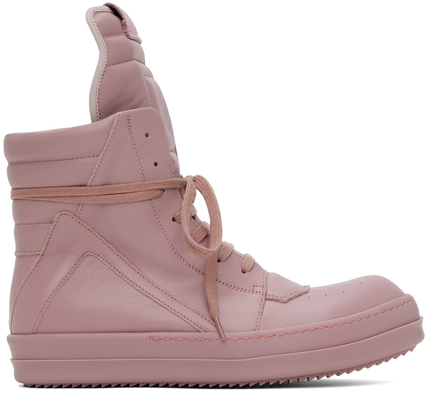 

Розовые кроссовки Geobasket Rick Owens