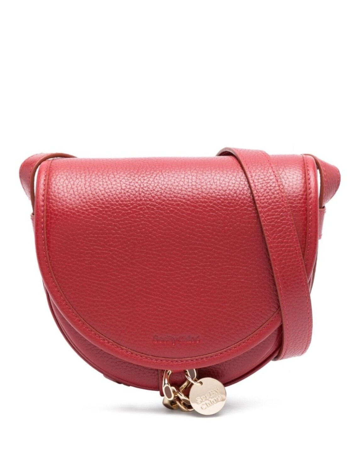 

See by Chloé маленькая сумка через плечо Mara Saddle, красный