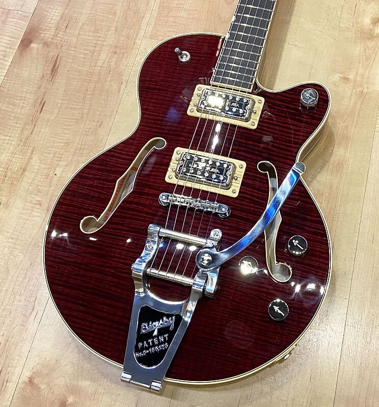 

Электрогитара Gretsch G6659TFM Players Edition Broadkaster Jr. Center Block Single-Cut Guitar 2020 Dark Cherry Sta